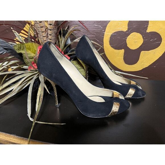 Laundry by Shelli Segal Peep Toe Pump Size 7 - Picture 1 of 4